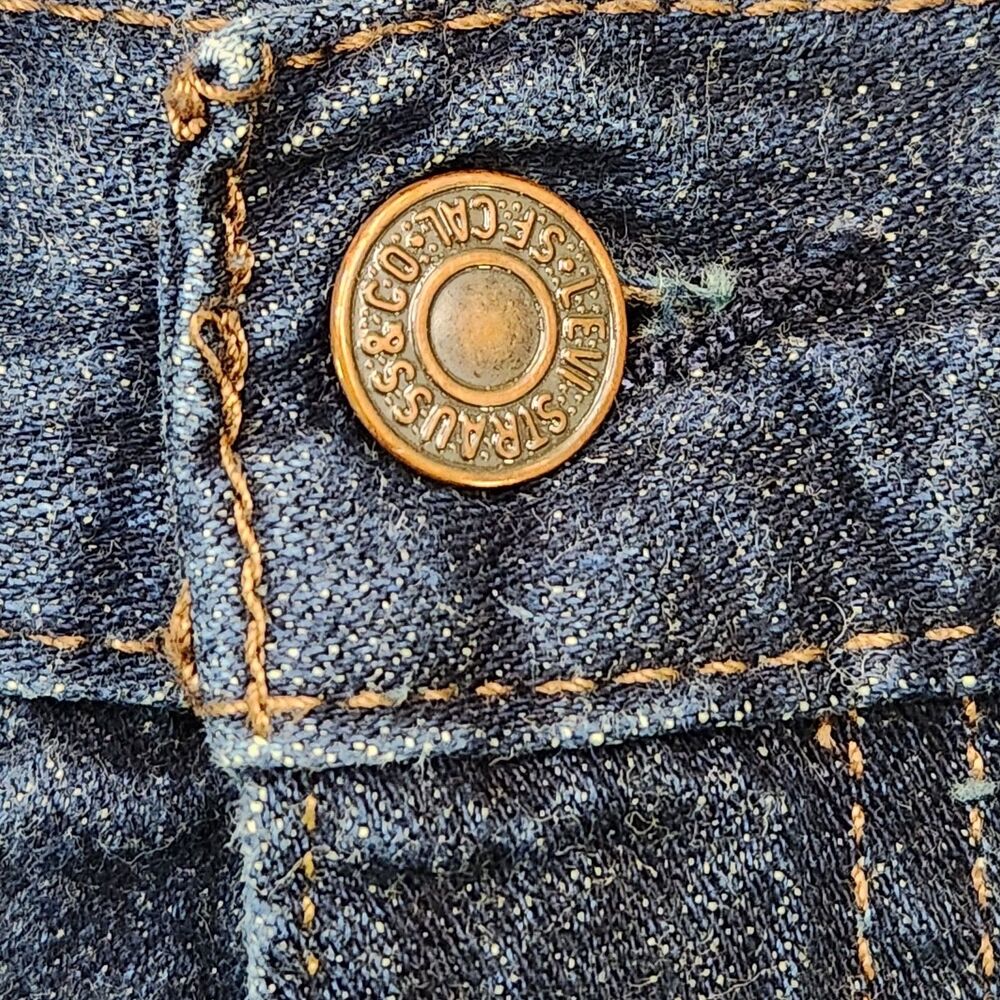 Levi's 569 Jeans Men's 38x32 Blue Dark Wash Denim Loose Straight - Picture 7 of 8